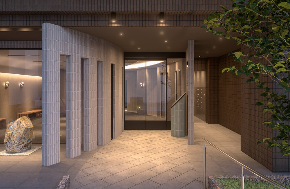 エントランス近景修正